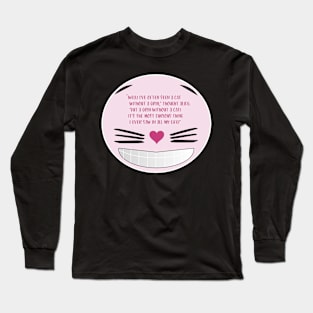 Copy of Cheshire Cat Alice in Wonderland Long Sleeve T-Shirt